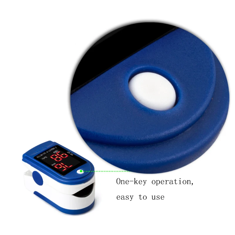 Degetului portabil pulsoximetru deget puls digital de monitorizare a saturației de oxigen din sange instrument oximetru