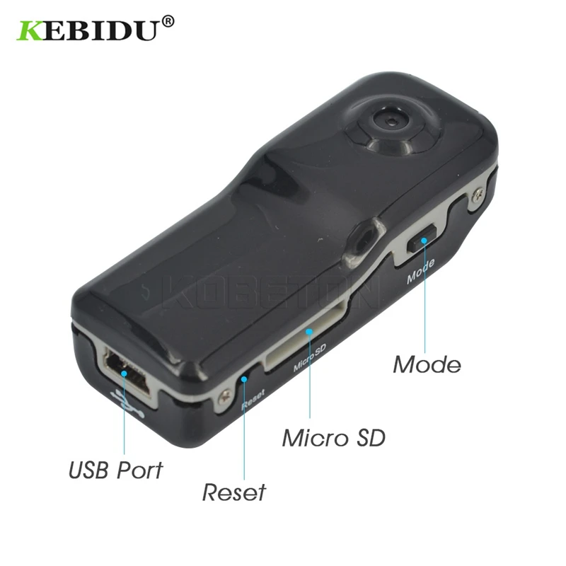 Kebidu 2018 cel mai Nou Mini DV MD80 DVR Camera Sport pentru Bicicleta /Motocicleta Video Recorder Audio 720P HD DVR Mini DVR Camera + Suport
