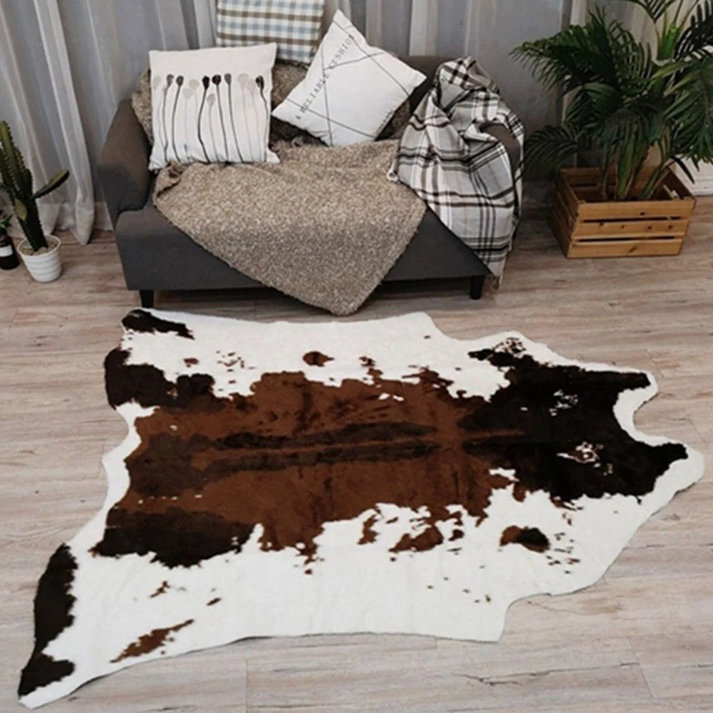 Vaca Animal Print Covor Scaun Covor Anti-alunecare Living Lounge Mat Decor