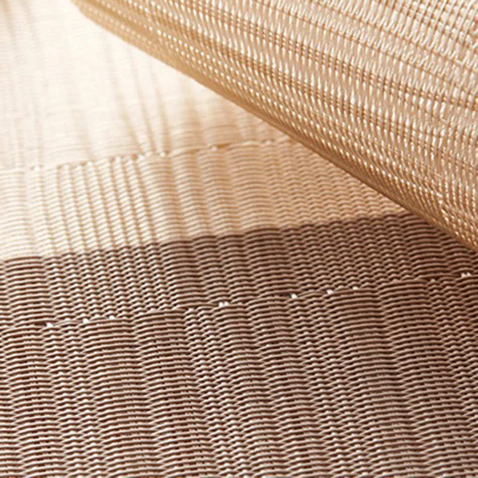 Model de bambus Loc Mat Rezistent la Căldură Pata Anti-Derapare Lavabil din PVC de Masă Țesute de Vinil Usor de curatat Set de 4/6/8/10