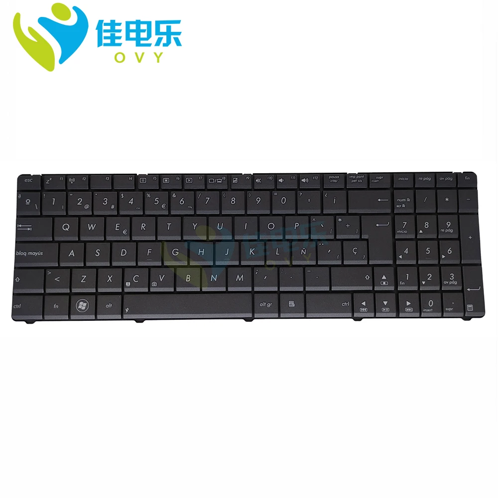 OVY ES Inlocuire Tastaturi pentru ASUS N53 N53JF N53JQ K53 K53U K53Z K53S SP spaniolă negru notebook tastatura 0KN0-IP1SP01 Noi