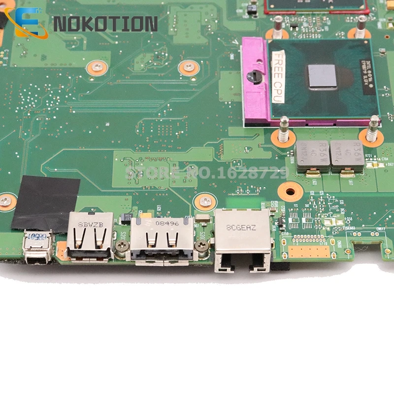 NOKOTION Laptop Placa de baza Pentru Toshiba Satellite A300 A305 Placa de baza GM45 DDR2 V000126550 6050A2169901 gratuit cpu