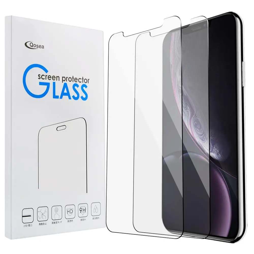 Qosea 10buc Sticla Temperata Pentru iPhone 11 11 Pro cu Ecran de Sticlă Protector Ultra-subțire Clar 9H Folie de Protectie Pentru iPhone 11 Pro MAX