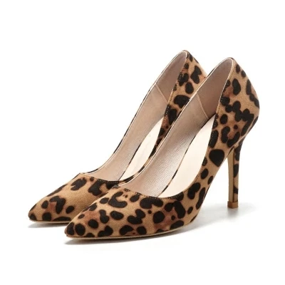 Femei Pompe Pantofi Sexy, Pantofi Cu Toc Inalt Toamna Leopard Tocuri Subtiri Femeie Pantofi De Partid A Subliniat Toe Femei Singure Pompe Dimensiune 34-42