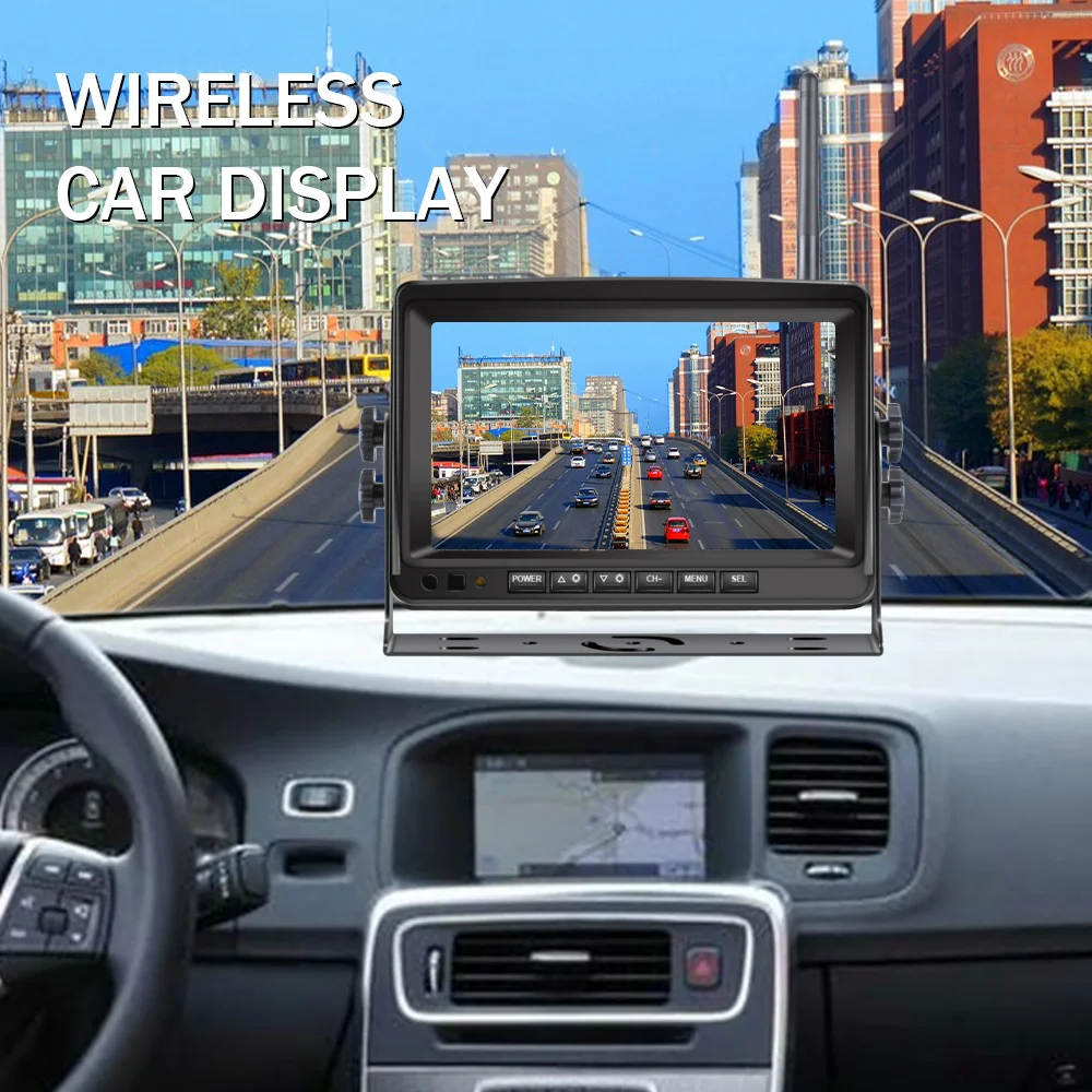 7 inch Wireless Monitor Auto Camion Ecran CMOS IR Noapte Viziune Inversă Backup Camera Wifi Parcare Sistem de Afișare pentru Masina