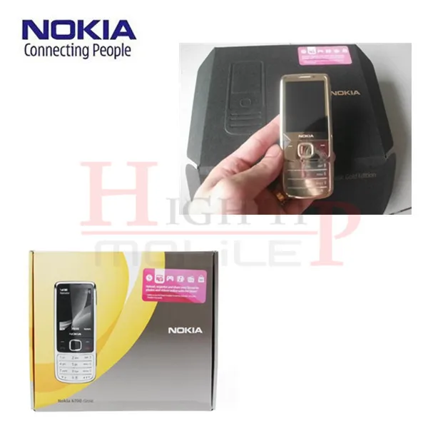 Fierbinte vinde Deblocat Nokia 6700C Original 6700 Classic Gold Telefoane mobile 5MP gratuit din piele de caz Russian Keyboard Gratuit Dropshipping