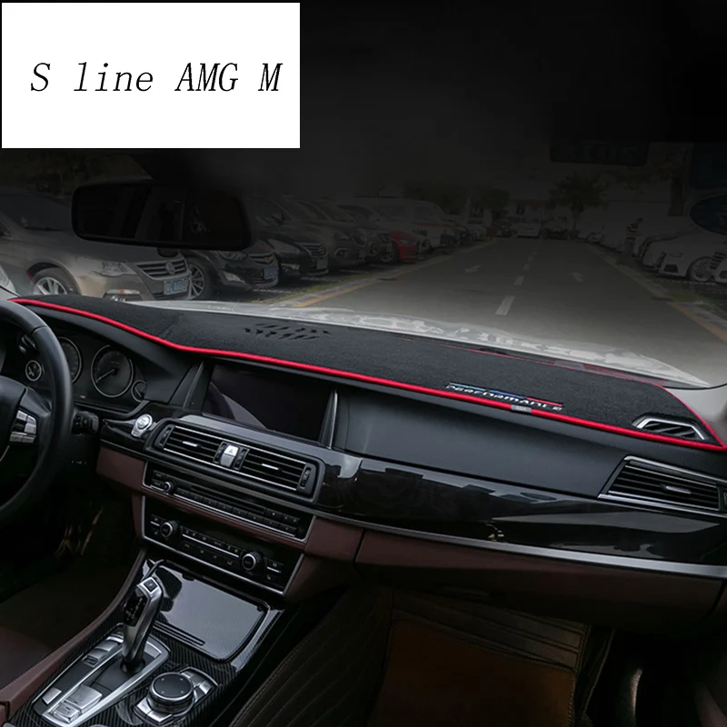 Styling auto de Bord Mat Pad de Protecție Umbră Acoperă Pernă Autocolante garnitura Pentru BMW seria 5 f10 f18 Interior Accesorii Auto