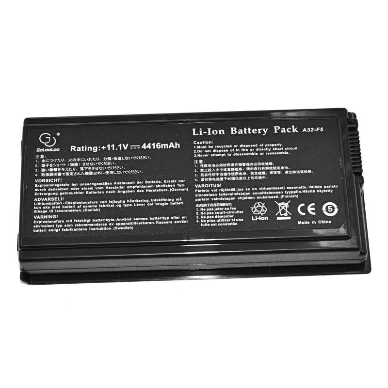 Golooloo 5200mAh 6CELL A32-F5 Noua baterie de laptop pentru Asus F5C F5M F5R F5SL X50RL X50SL X50V X50VL 90-NLF1B2000Y a32-f5 6 celule
