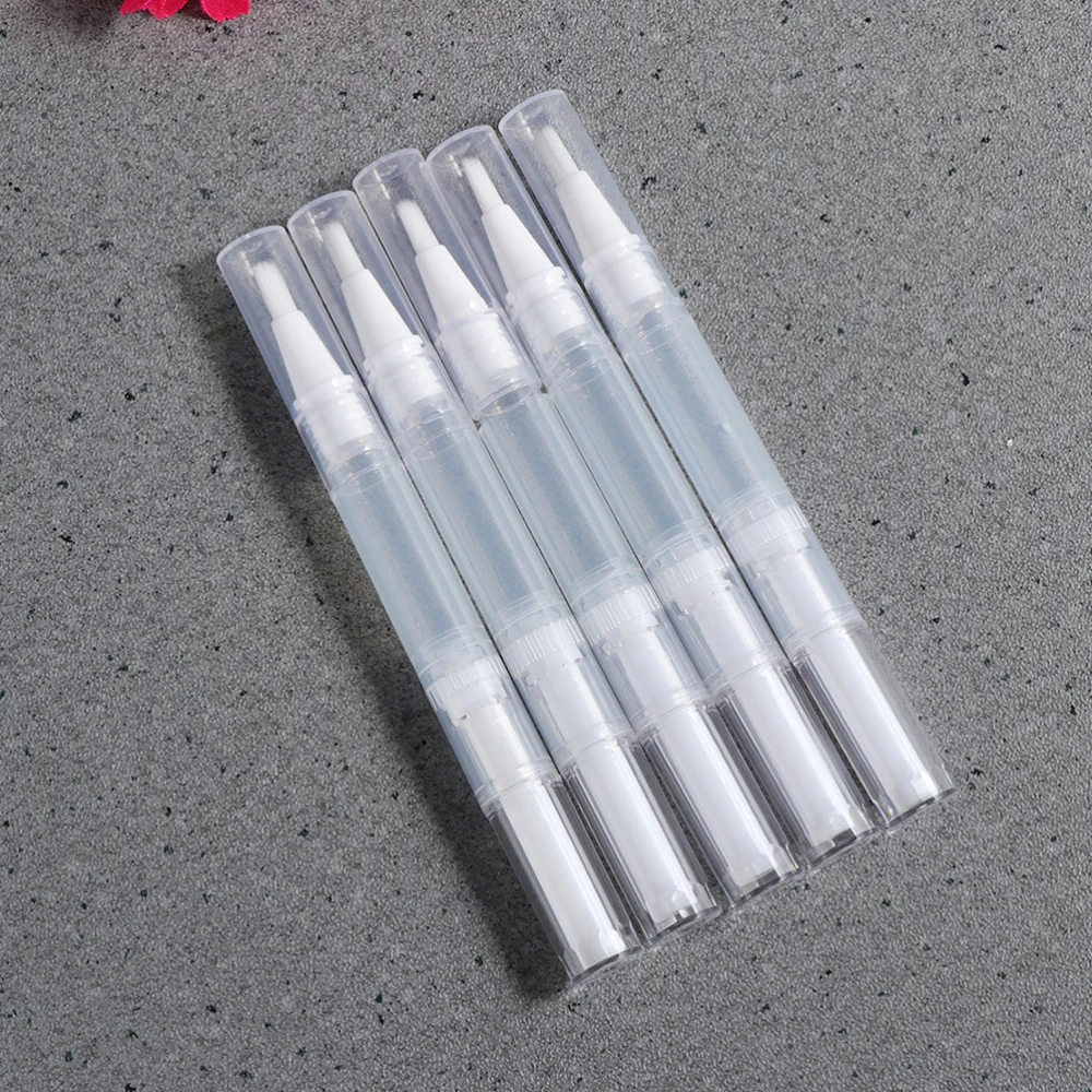 21Pcs Transparent Gol Ulei de Unghii poftă de mâncare Pen Container Cosmetice Luciu de Buze Aplicatoare Lichid Tub (NR.1, 3 ml)