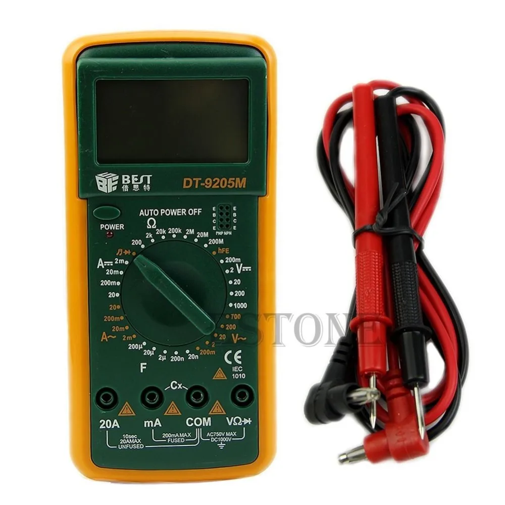 DT9205M LCD Multimetru Digital Voltmeter Voltmetru Ampermetru Capacitate Tester Fierbinte