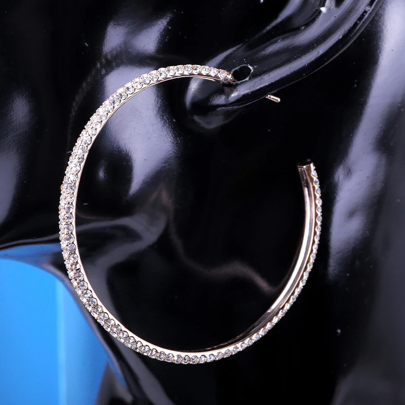 XIUMEIYIZU de Lux Zirconia Cercei pentru Femei Rotund Cercei Cerc de Aur/Placare cu Rodiu 2020 Noua Moda Bijuterii en-Gros