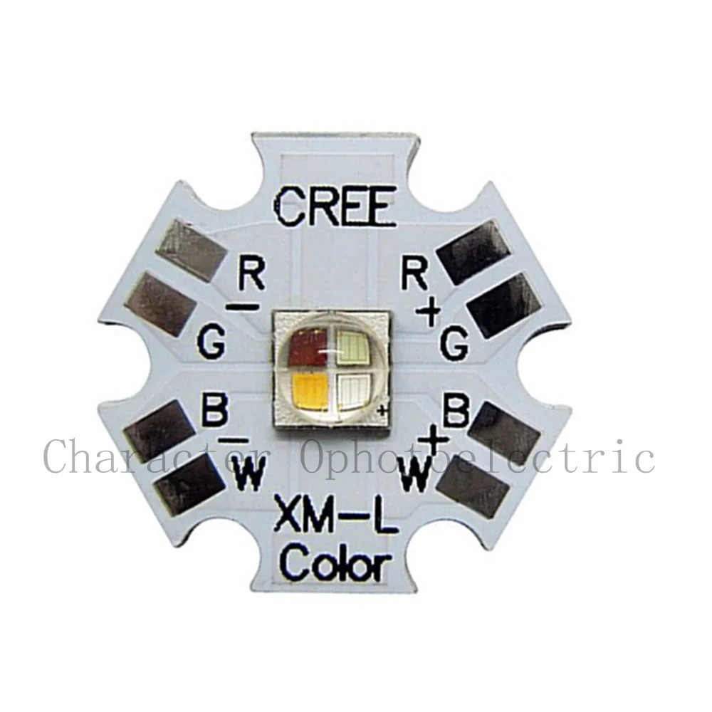 10w Cree XLamp XML XML RGBW RGB White sau RGB de Culoare Alb Cald LED de Mare Putere Emițător 4-Cip 20mm Stele PCB Bord