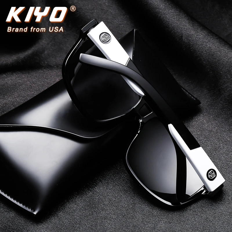 KIYO Brand 2020 Nouă Femei Bărbați Pătrat ochelari de Soare Polarizat TR90 Clasic de Ochelari de Soare de Înaltă Calitate UV400 Ochelari de Conducere D008