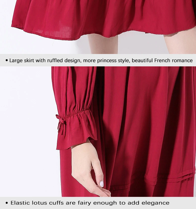 SXTHAENOO Lung Printesa Sleepwear coreeană Plus Dimensiune Cămașă Casual Mâneci Lungi Cămăși de noapte de Bumbac Femei Acasă Rochie de Noapte
