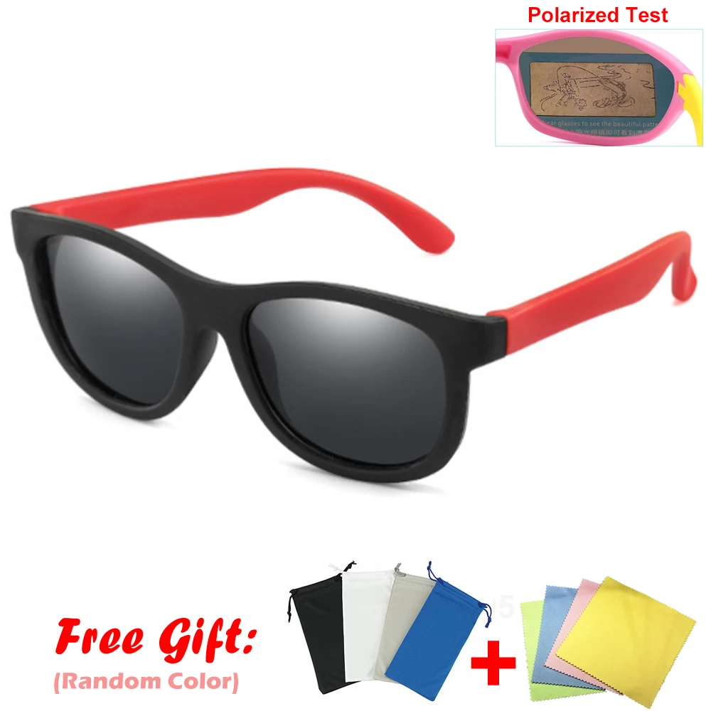 Design de Brand Copii ochelari de Soare Polarizat Băieți Fete Acoperire Ochelari de Soare Copil UV400 Pătrat ochelari de soare Nuante Gafas de sol R082