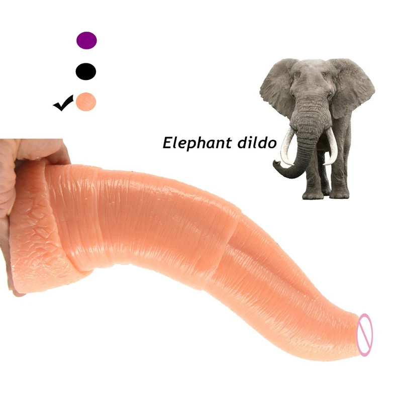 Mare Realistic Dildo Pentru Femei Lichid De Silicon Lung Animal Din Cauciuc Penis Portbagaj Soft Limba Artificială Gros Dick Jucarii Sexy Lesbia