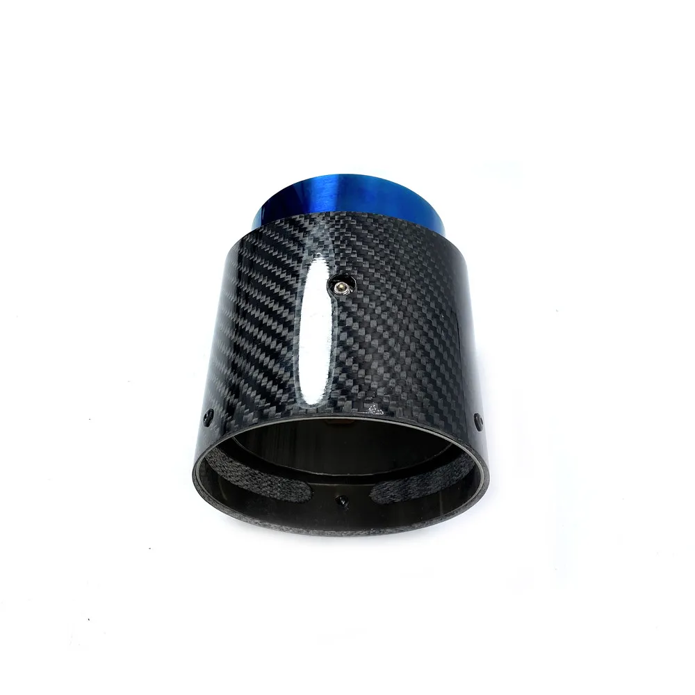 JCW Ars Albastru Țeavă Neagră din Fibră de Carbon Toba de Eșapament Sfat potrivit Pentru Mini Cooper R55 R56 R57 R58 R59 R60 R61 F54 F55 F56 F57 F60