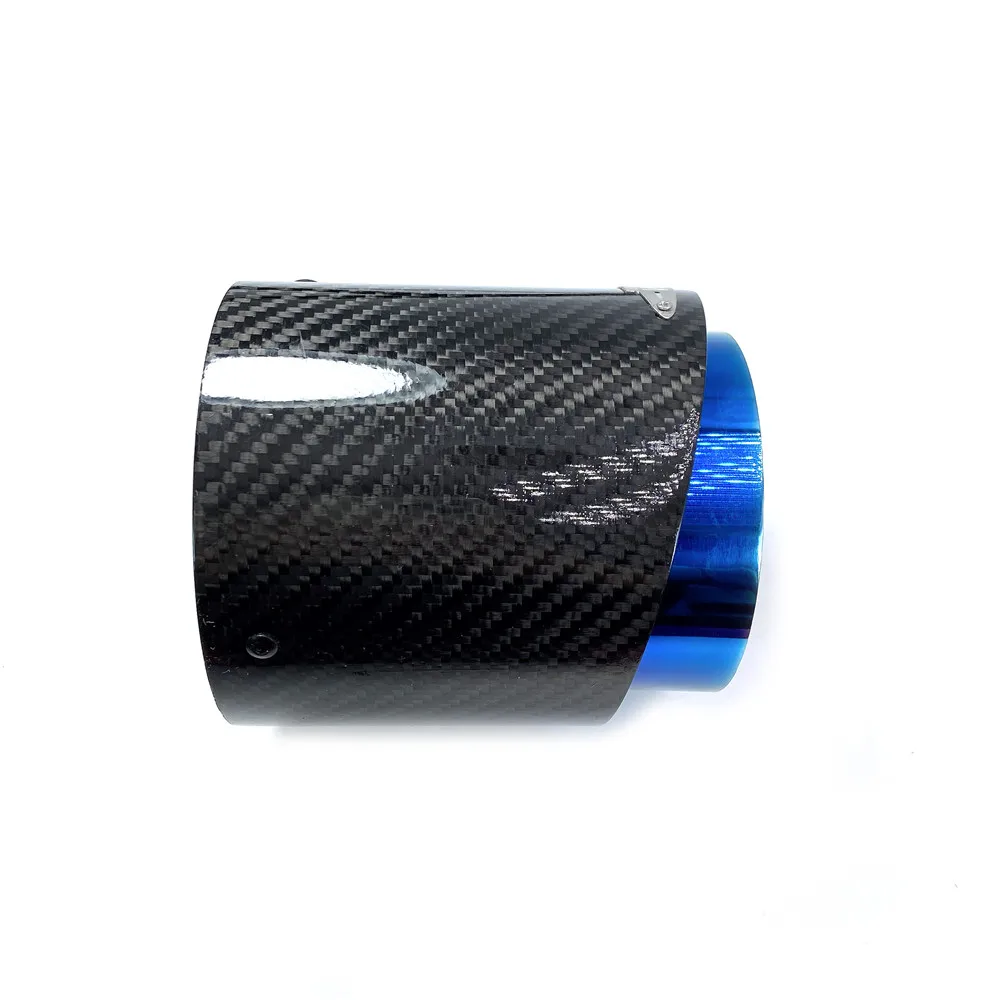 JCW Ars Albastru Țeavă Neagră din Fibră de Carbon Toba de Eșapament Sfat potrivit Pentru Mini Cooper R55 R56 R57 R58 R59 R60 R61 F54 F55 F56 F57 F60