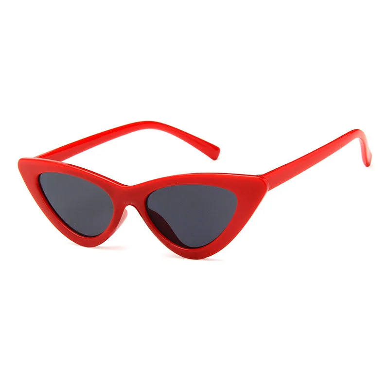 Ywjanp 2019 Noi copii ochelari de soare baieti si fete pentru copii drăguț triunghi ochelari de soare ochi de pisica UV400 ochelari umbra copilul Oculos UV400