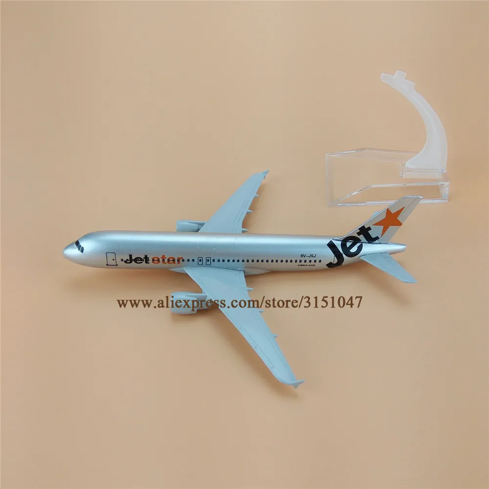 JET de aer JETSTAR A320 Airbus 320 De companiile Aeriene Avion Model JET Airways Aliaj de Metal Avionul Model de turnat sub presiune Aeronave 16cm Cadou