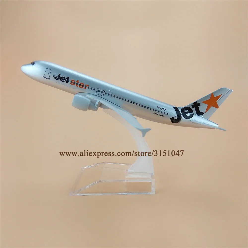 JET de aer JETSTAR A320 Airbus 320 De companiile Aeriene Avion Model JET Airways Aliaj de Metal Avionul Model de turnat sub presiune Aeronave 16cm Cadou