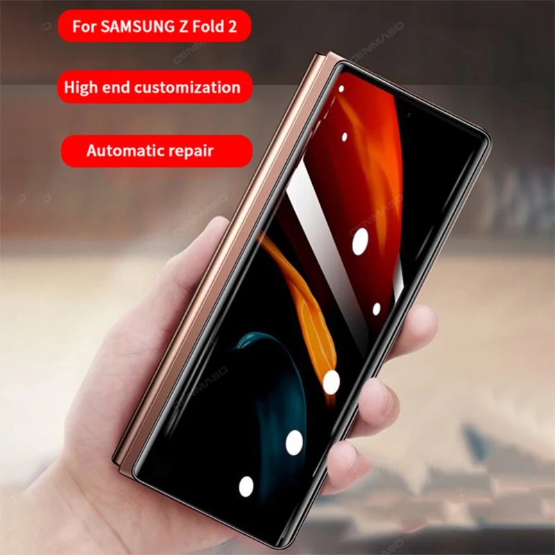 Pentru Samsung Galaxy W21 5G Fata Spate Sreen Protector de Film de Înaltă Calitate, Transparent Moale Hidrogel Film Pentru Galaxy Z 2 Ori