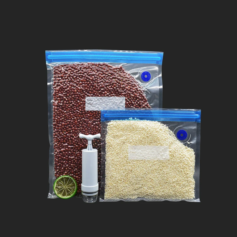 Aparat de Vacuum saci Vid Pentru Depozitarea Alimentelor Cu Pompa Reutilizabile Pachete cu Alimente de Bucătărie Organizator pompa de Vid