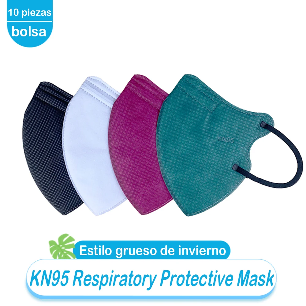 Kn95,ffp2mask mascherine fpp2 mascarillas ffp2kn95 masque noir țesătură Groasă în timpul iernii mai puternic de filtrare filtros mascarillas
