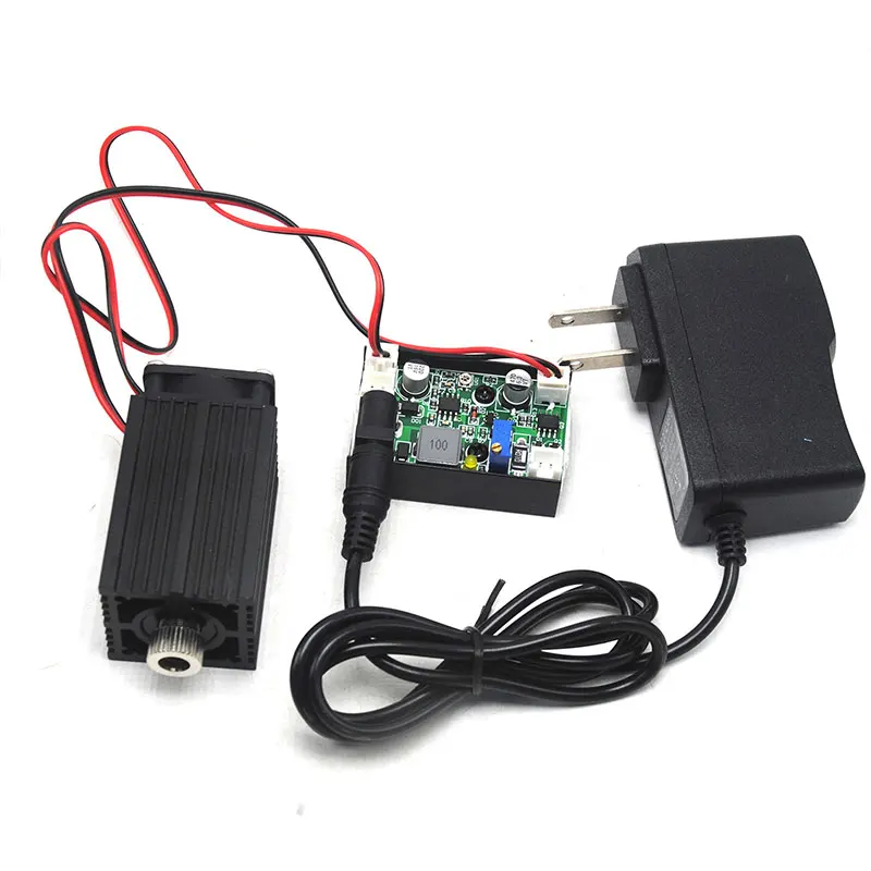 Cu 12V Adaptor de Alimentare Adjutable Dot Cap 1 w 850nm IR Infra-Red Dot Laser Modulul w TTL & Driver & Fan SUA/UE/marea BRITANIE/AU