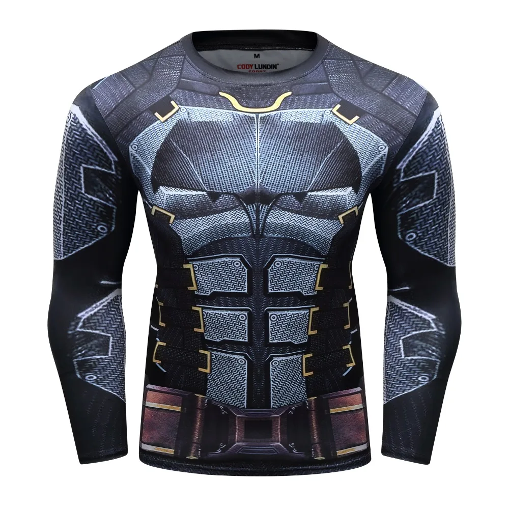 2020 Nou 3D de Imprimare T-Shirt pentru Bărbați Compresie Camasa Maneca Lunga de Fitness T-Shirt pentru Bărbați Bluze strâmte Haltere tricou