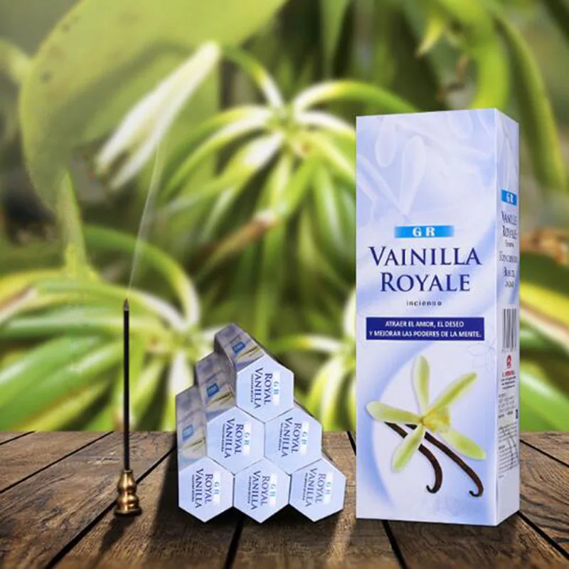 Vanilie Royale Stick Cutie Mare Tămâie Aromoterapie Tămâie India Importat Condimente Naturale Budist Furnizează Parfum pentru Acasă
