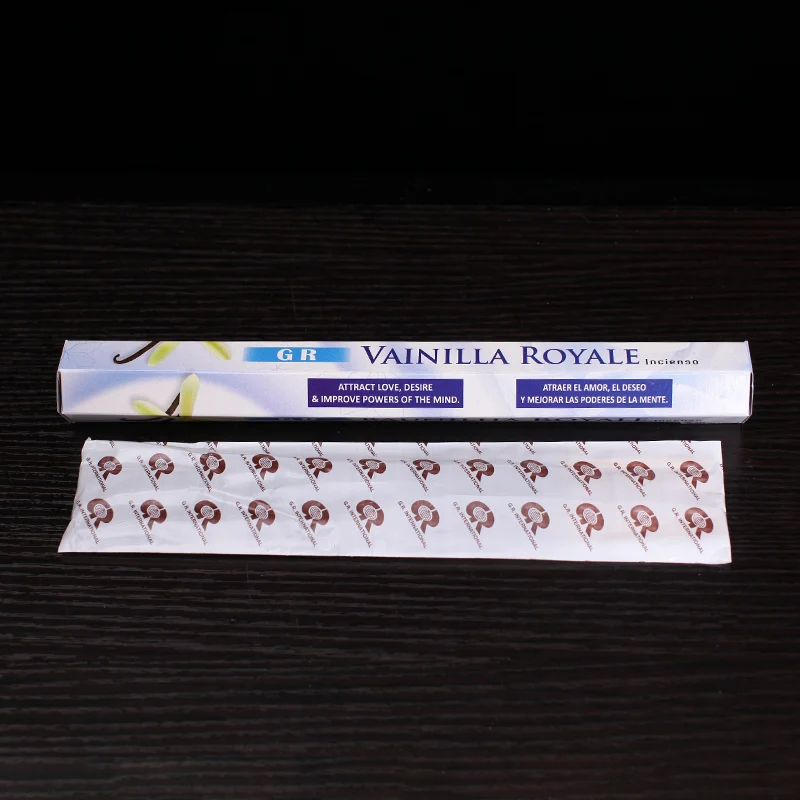 Vanilie Royale Stick Cutie Mare Tămâie Aromoterapie Tămâie India Importat Condimente Naturale Budist Furnizează Parfum pentru Acasă