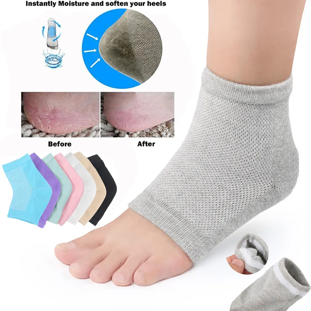 2 buc din Silicon Gel Hidratant Șosete Toc de Cracare Picior de Îngrijire a Pielii Protectori Kit Set Profesionist de ingrijire Medicala de Îngrijire a Sănătății Picior