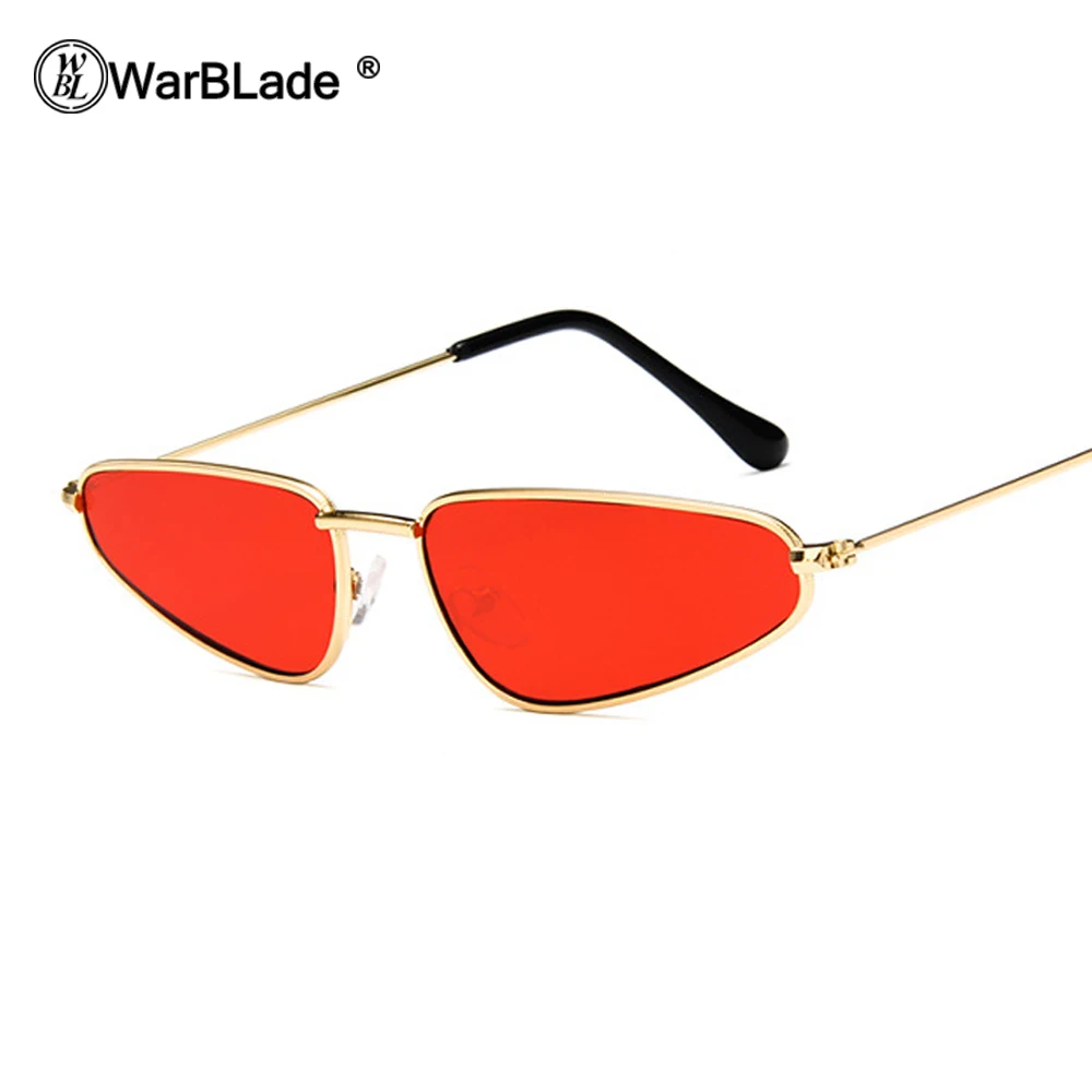 WarBLade Retro Ochi de Pisică ochelari de Soare Femei Galben Roșu Lentile de ochelari de Soare Moda Greutate de Lumină ochelari de soare pentru femei Ochelari Vintage