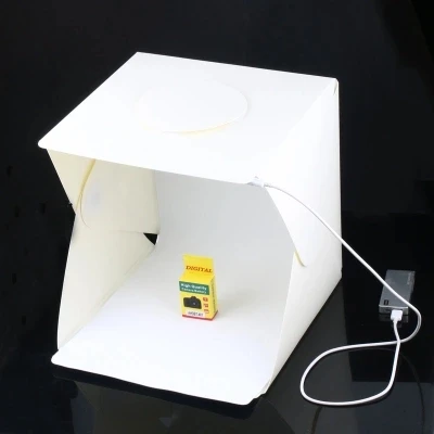 Mini Folding Detasabila Lumina Foto Camera Box Mini Studio Foto Cutie Abajur Fotografie Cort Fondul Lightbox 23 * 23 * 23 cm