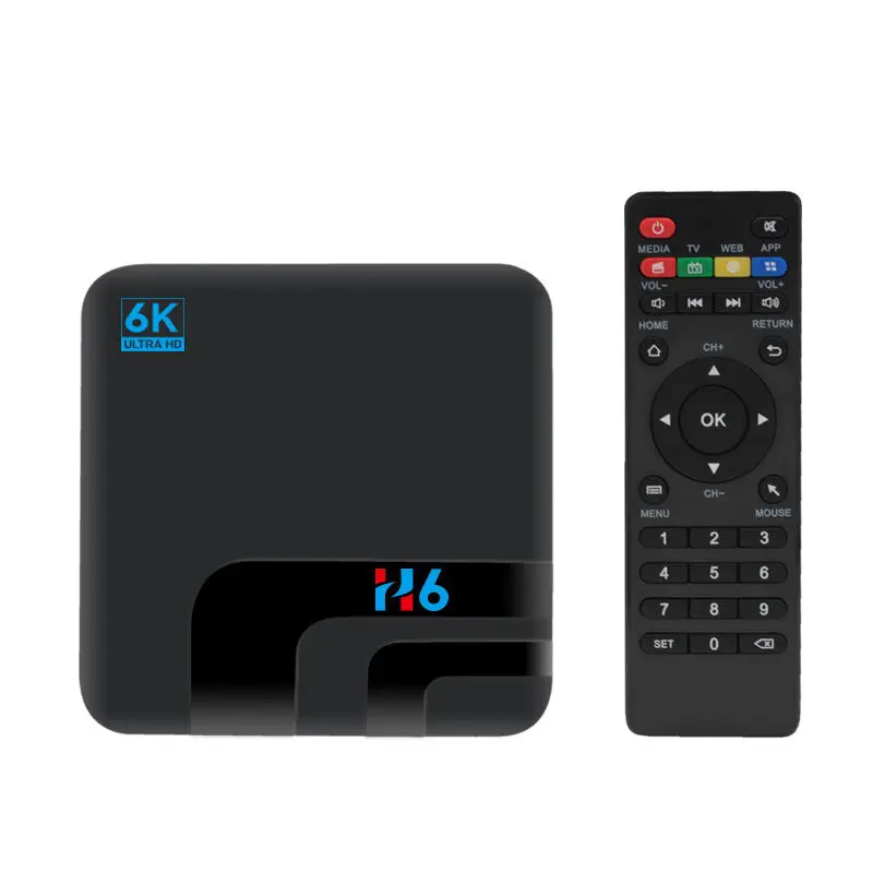 H6 4G Sim 32Gb 4Gb Smart Tv Box Android 8.1 6K Allwinner H6 Set Top Box 2.4 G Wifi, Bluetooth 4.0 Usb3.0 Media Player(Ue Plug)