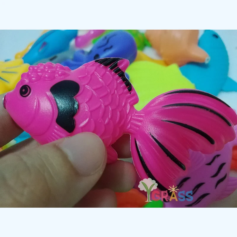 50pcs Magnet de Pescuit Jucarii Magnetice Joc Copil Rață Tijă de Pescuit Set de Pește Jucărie Distracție în aer liber de Sport Jucării Educative Pentru Copii