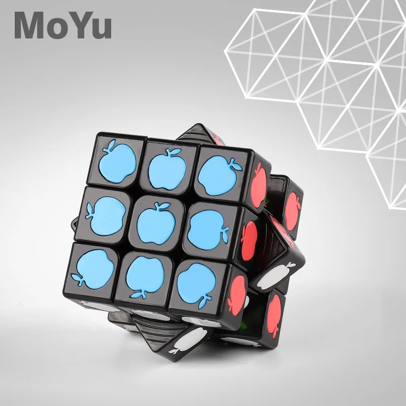 Cele mai noi MoYu Negru Cristal Cub 3x3x3 Mofangjiaoshi 3x3 cub magic cubaj clasă de Viteză Cub Educativ Copil Jucării picătură de transport maritim