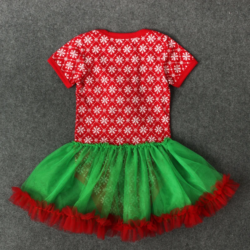 Copilul Fete Dress 2018 Nou Brand De Toamna Pentru Copii Pomul De Crăciun Rochie Haine De Copii Imprimate Rochie De Printesa Cu Bowknot