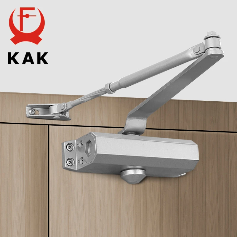 KAK Automat mai Aproape de Ușă 2 Primăvară amortizor Hidraulic Reglabil Ușă Dop de Viteza Mut de Închidere De 25 la 80KG Hardware Ușă