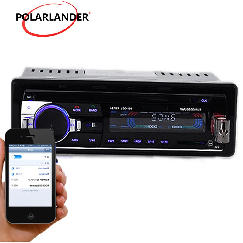 2018 cel mai Nou disc U mașină de card radio MP3 player de la Distanță de Control de Mână-gratuit 1 DIN radio Auto Bluetooth Audio Stereo USB FM