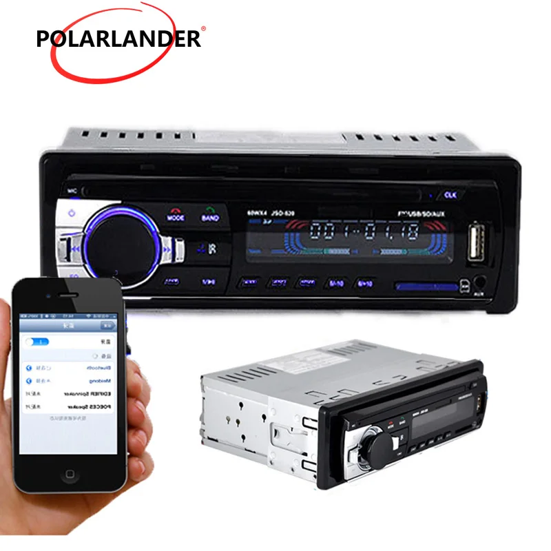 2018 cel mai Nou disc U mașină de card radio MP3 player de la Distanță de Control de Mână-gratuit 1 DIN radio Auto Bluetooth Audio Stereo USB FM