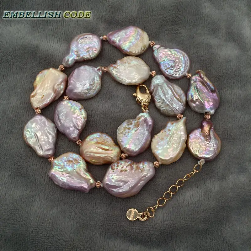 Special Rainbow baroc monedă perle colier cârlig picătură cercei set 3mm rosu placat cu aur, margele de culoare Amestecat elegant pentru femei