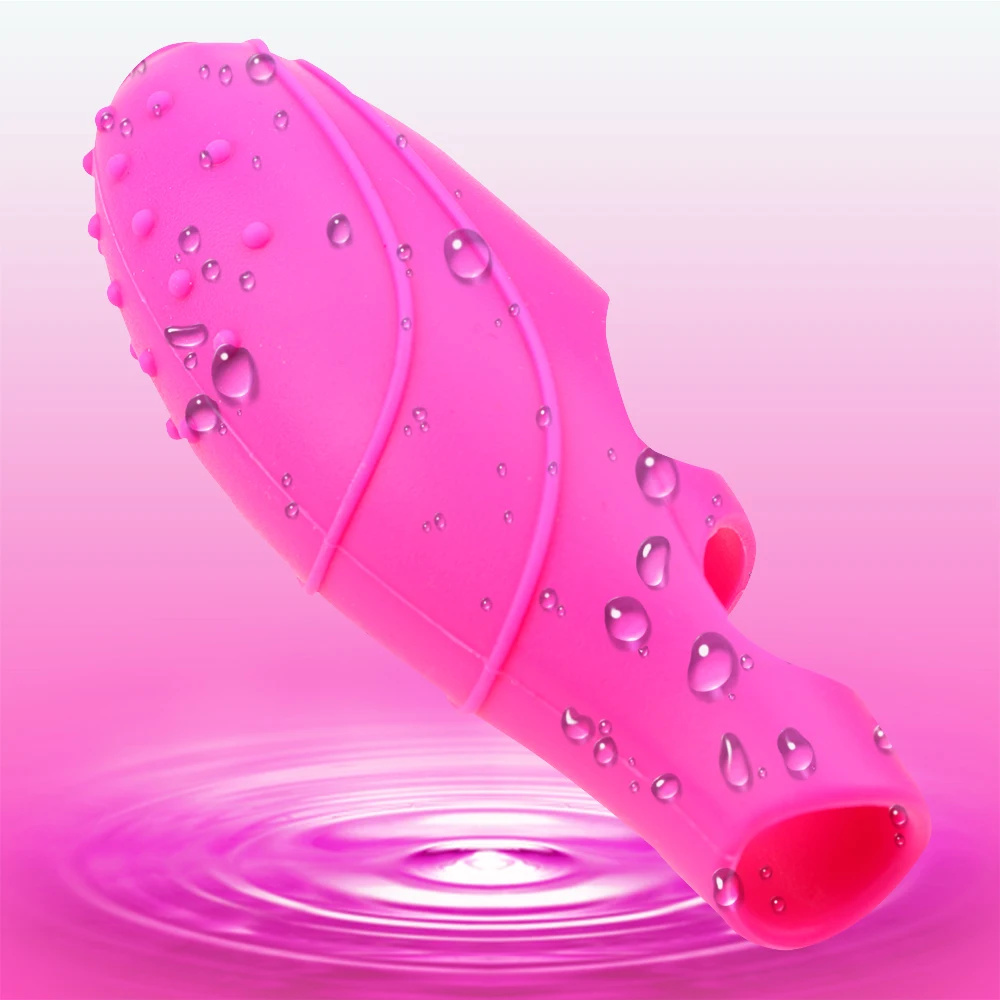 IKOKY Dansatoare Vibrator Deget de Produse Erotice pentru Adulti cu Lesbiene Jucarii Sexuale pentru Femei Clitoris, punctul G Stimulator de Deget Pantof de Femeie