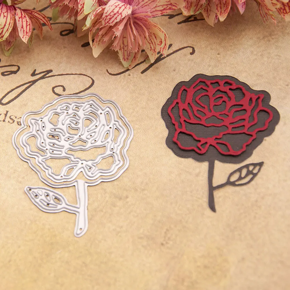 Moare de tăiere taie dieNew Design Craft floare trandafir decor Scrapbooking Album Carte de Hârtie Ambarcațiuni Relief Mor Reduceri