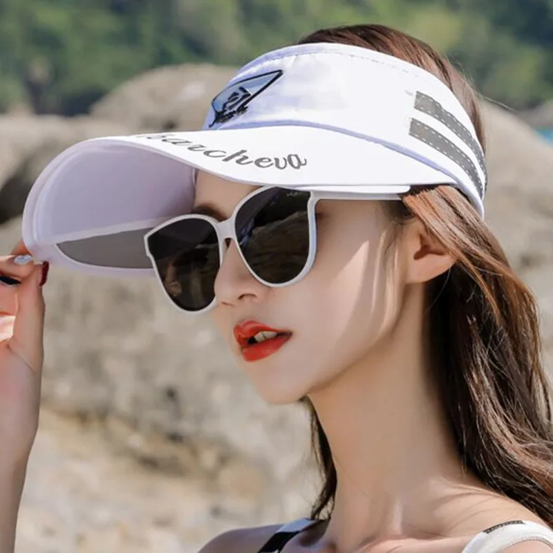 XdanqinX Femei Goale Pălărie de Top Spațioase Pălării de Soare Roman Parasolar Retractabil Femei Beach Pălărie NOUĂ Dimensiune Ajustabila de Moda de sex Feminin Capac