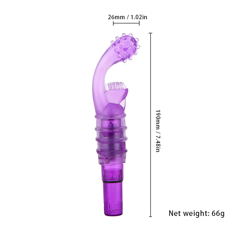 Dual Stimula Puternic Vibrator Clit G spot Degetul Masaj de Stimulare Clitoris Masturbari Impermeabil jucarii sexuale pentru femei