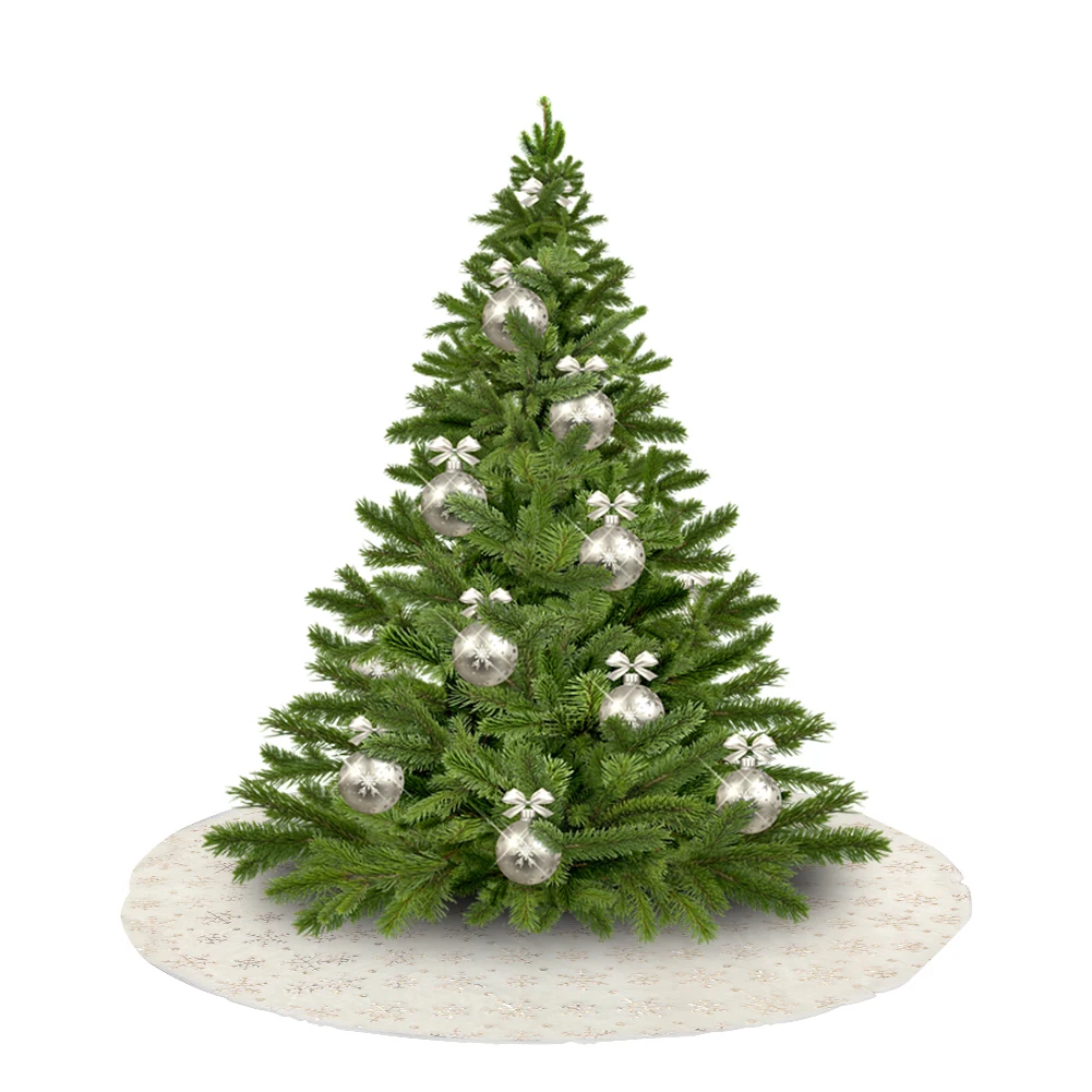 90/122cm Pom de Crăciun Fuste Despicare Bază Podea Covoras Capac pentru Decorațiuni pentru Bradul de Crăciun Anul Nou Acasă Ornamente