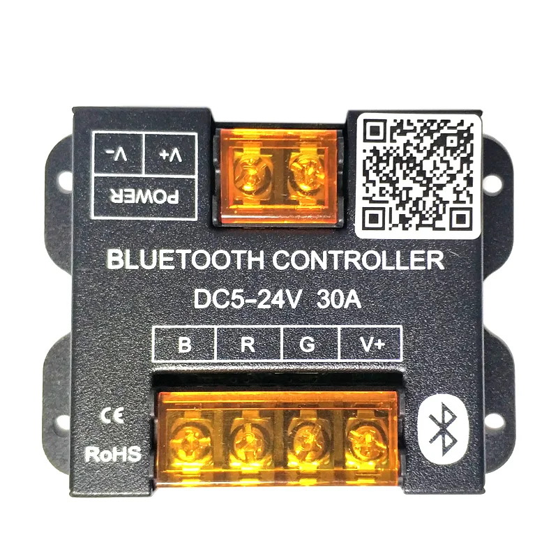 30A LED RGB Controller Bluetooth pentru RGB 5050 3528 Benzi cu LED-uri de Iluminat de Android / IOS Smartphone;DC5-24V 10A/CH
