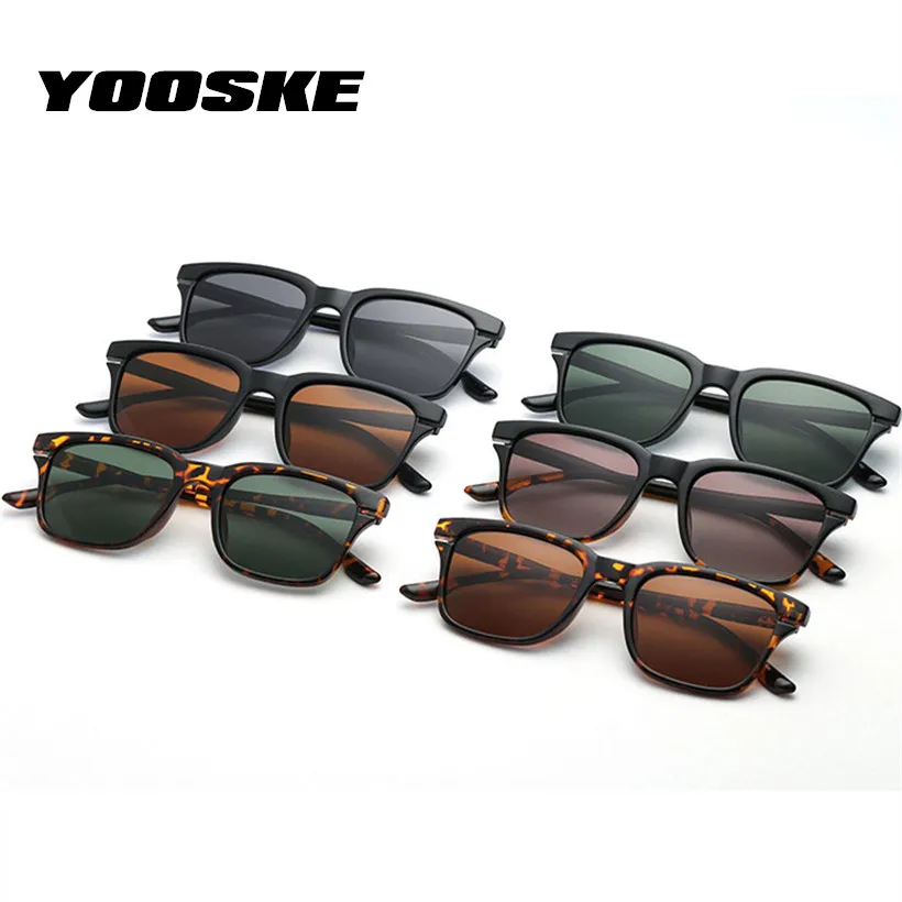 YOOSKE Polarizat ochelari de Soare Barbati Femei Clasic de Conducere Ochelari de Soare Vintage Design de Brand UV400 Ochelari